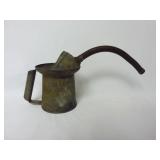 Vintage Galvanized Flex Spout 1 Quart Oil Can