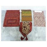 (4) Beaded Placemats & (3) Tablerunners