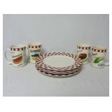 Home Trends "Farm Fresh" Plates & Mugs