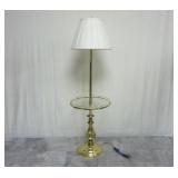 Lamp & Side Table / End Table Combo ~ Works