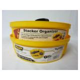 (2) AWP Stackable Parts Organizers