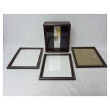 8"x10" Shadow Box & (3) Picture Frames