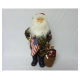 18" US Military Santa Claus Figure