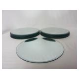 (13) Round Bevel Edged 8" Mirrors