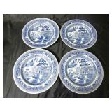 (4) John Tams Fine English Earthenware 11" Plates