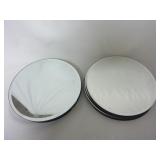 (12) Round Bevel Edged 8" Mirrors