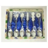 Mid-Century Hong Kong Souvenir Spoon Set