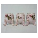 Set of 3 ~ Vintage Napco Egg Planter / Vases