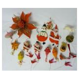 20+ Vintage Flocked Ornaments & Decorations