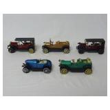 (5) Made in China Plastic & Metal Toy Cars