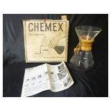 Mid-Century Pyrex / Chemex Coffeemaker w/ Filters