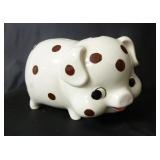 Vintage Spotted Pig Piggy Coin Bank