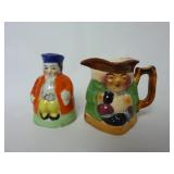 Toby Hand Bell & Toby Creamer ~ Made in Japan