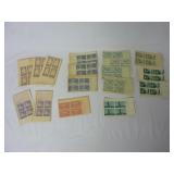 Vintage Postage Stamp Plate Blocks Un-cancelled