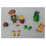 Lot of Toy Figures ~ Nickolodeon Puff Cat Dog More