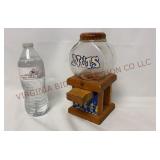 Vintage "Nuts" Peanut Dispenser - 8.75" tall