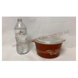 Pyrex #473-B Autumn Harvest Wheat Casserole w Lid