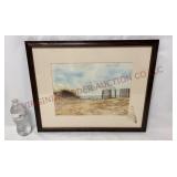 Watercolor Painting Signed Janice Davenport