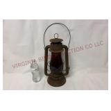 Dietz No 2 Blizzard Kerosene Lantern w Red Globe