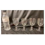 Baccarat Angouleme Claret Wine Goblets - 4