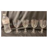 Baccarat Angouleme Claret Wine Goblets - 4