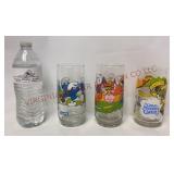 Vtg Character Glasses - Smurfs, Peanuts & Muppets