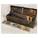 Vintage Craftsman 30' Carpenters Toolbox, Contents