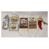 New Mexico Dishes, Finger Towels & Chili Pepper