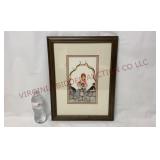 P Buckley Moss Carrot Top Signed & #ed Litho w COA