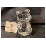 Fenton Art Glass October Birthstone Bear