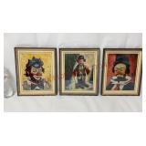 Mid Century Michelle Vale Clown Art Prints - 3