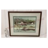 P Buckley Moss The Netherland Inn Signed #ed Print