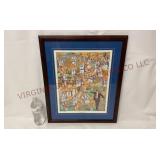 Univ of Kentucky 'Wildcats 91-92' Signed #rd Print