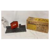 Vintage Stanley Handyman Miter Box Saw w Box
