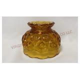 Moon & Stars Amber Glass Fairy Lamp Globe / Top
