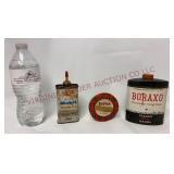 Vintage Mobil Handy Oil, Scotch Tape & Boraxo Soap