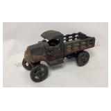 Vintage Cast Iron C Cab Stake Body Toy Truck