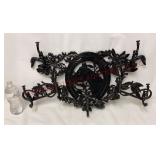 Antique Cast Iron Horse Head Wall Hook Coat Rack
