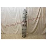 Verdigris Metal Plant Stand Tower Shelf 6'x6'x54'
