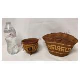 Vtg Alaskan Native American Spruce Root Baskets