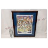 Univ of Kentucky 'Wildcats 95-96' Signed #rd Print