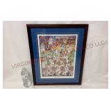 Univ of Kentucky 'Wildcats 98-99' Signed #rd Print