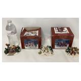 Norman Rockwell Resin Christmas Figurines - 3