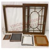 Picture Frames & Cabinet Door - See Desc