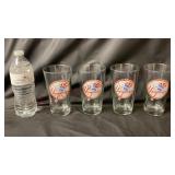 NY Yankees Bud Light Budweiser Pint Glasses - 4