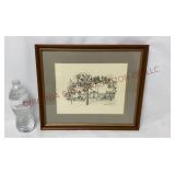 Vtg Philadelphia Museum of Art, N. Miles AWS Print
