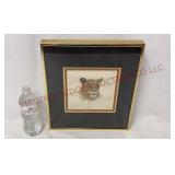 Framed 'Lioness' Art Print by E Collette 55/150