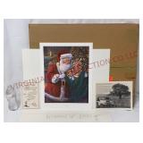 Robert A Tino Santa ARTIST PROOF Lithograph wCOA