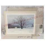 Robert A Tino Peace of the Snow Signed & #ed Print