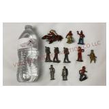 Vintage Lead Toy Figures - Soldiers, Indians, More